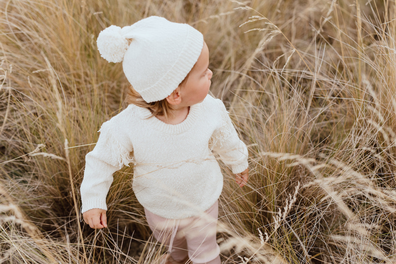 Grown- Frill Pull Over - Milk
