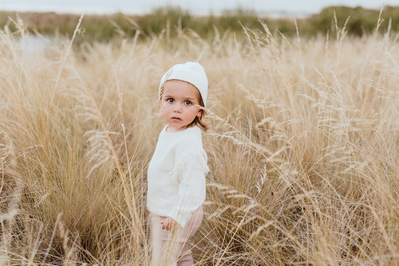 Grown- Frill Pull Over - Milk