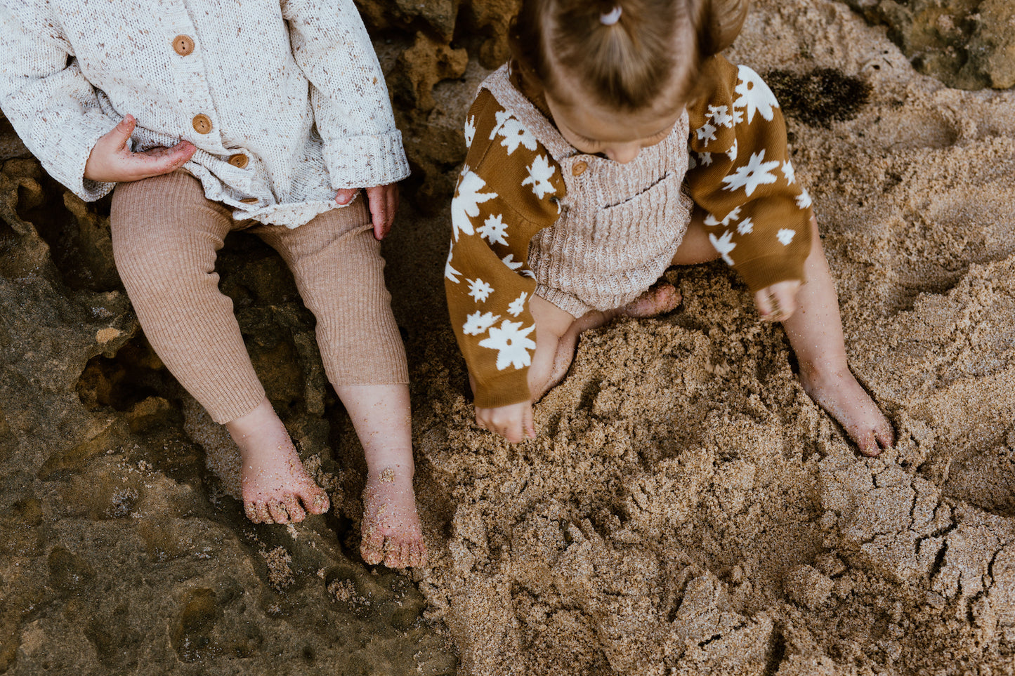 Funfetti Speckle Cardigan - Sand