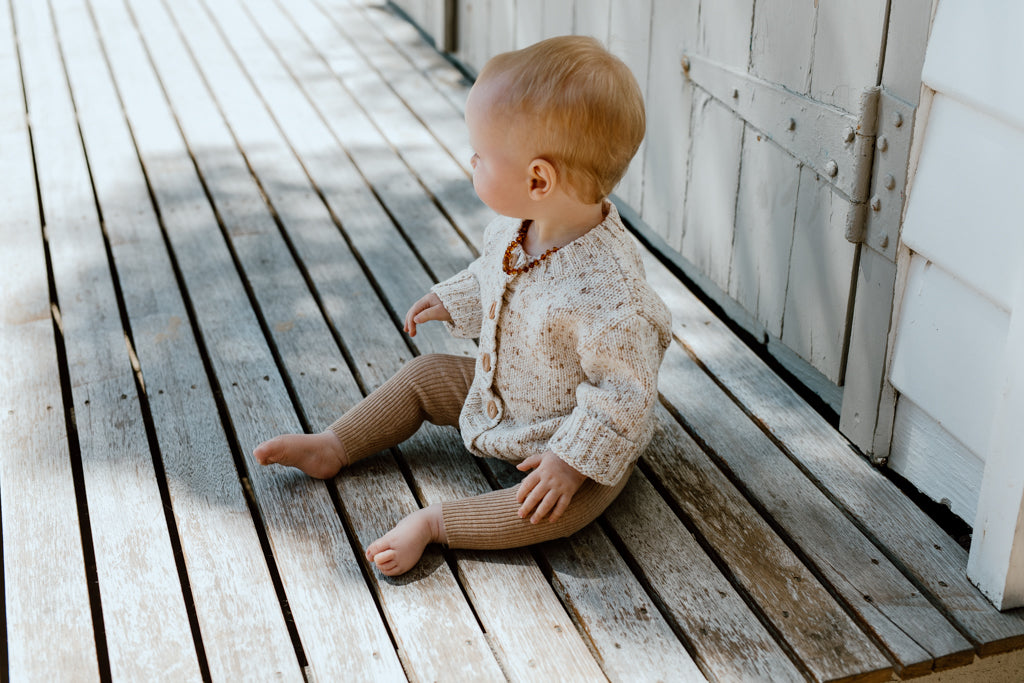 Funfetti Speckle Cardigan - Sand