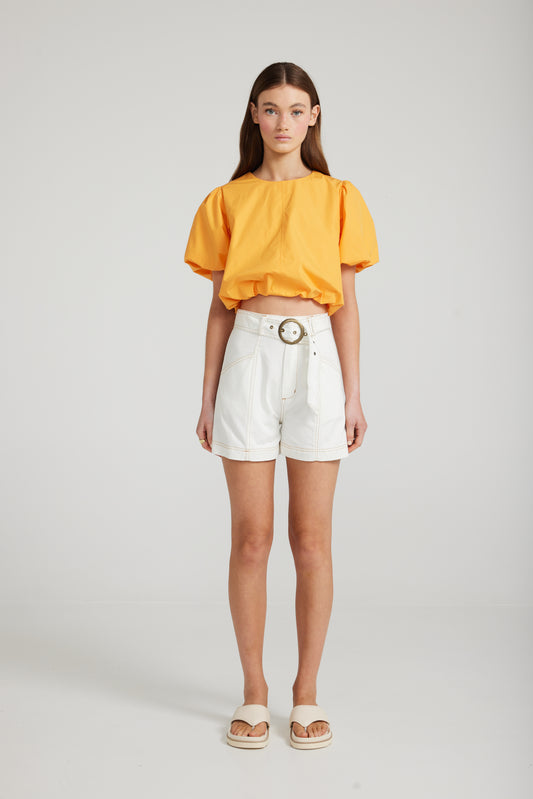 Daisy Says Defender Shorts - White Denim