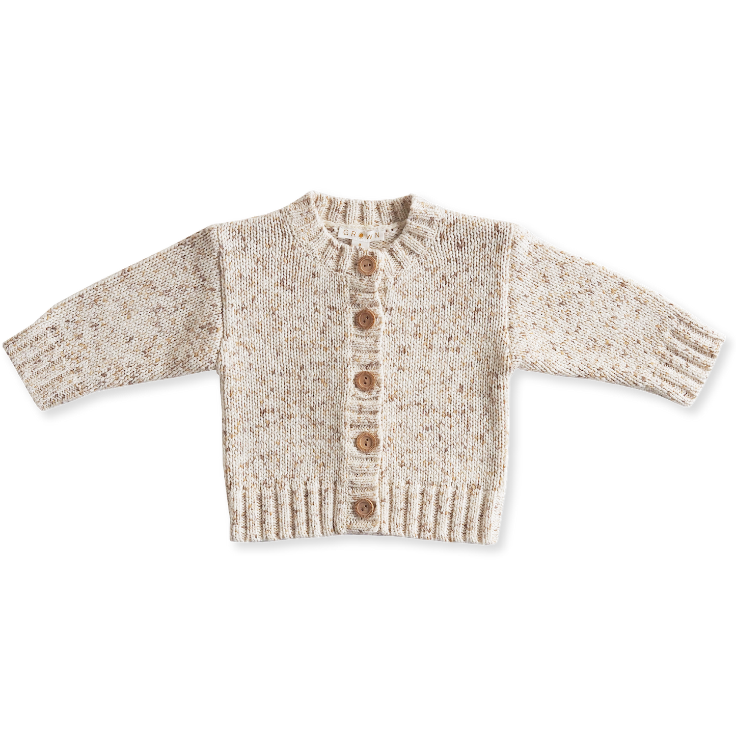 Funfetti Speckle Cardigan - Sand