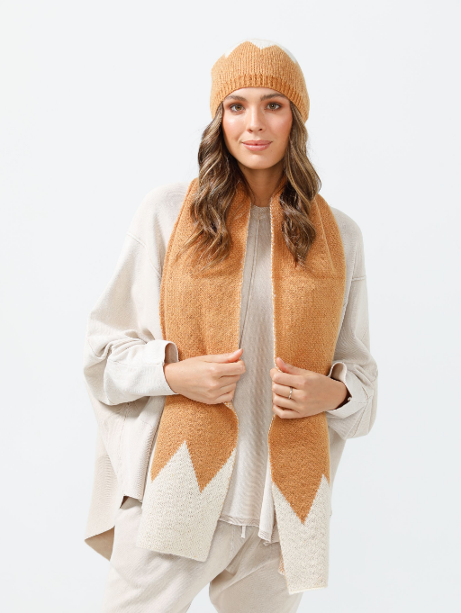 Daisy Says Pansy Scarf - Tan