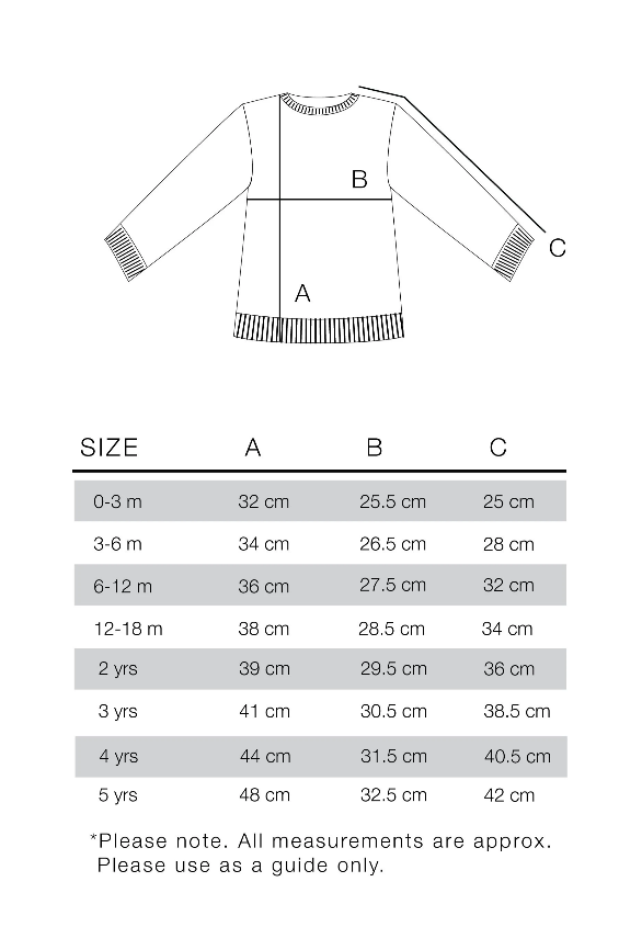 Miann & Co Rainbow Jumper - Cream