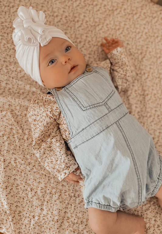 Miann and Co Overall Bodysuit - Chambray