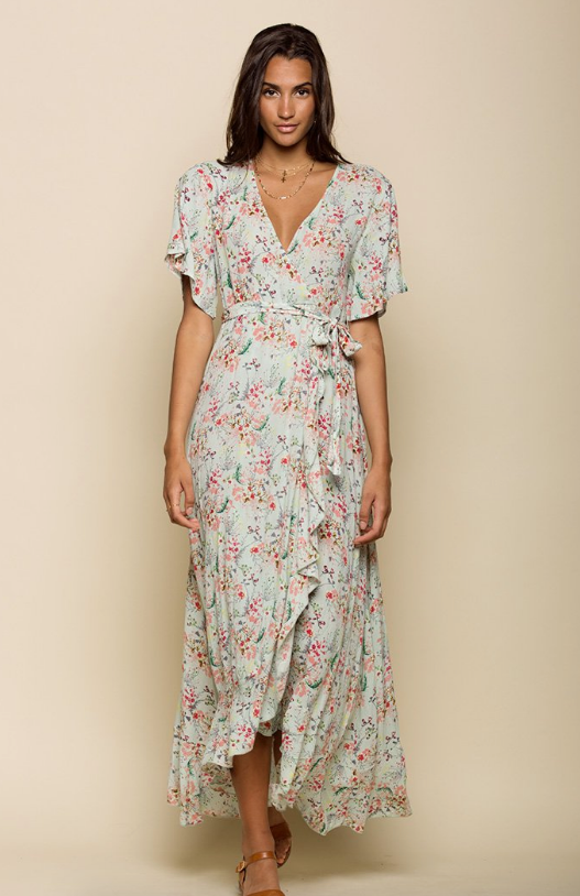 Secret Escape Maxi Wrap Dress