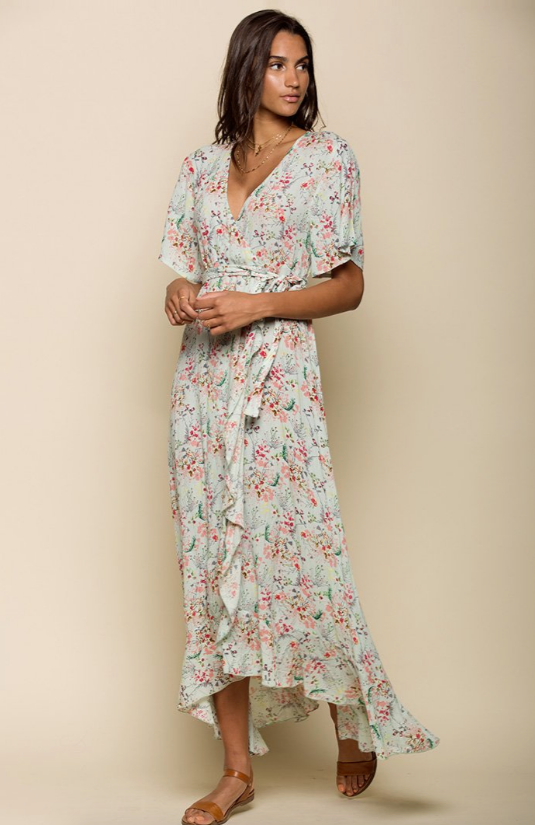 Secret Escape Maxi Wrap Dress