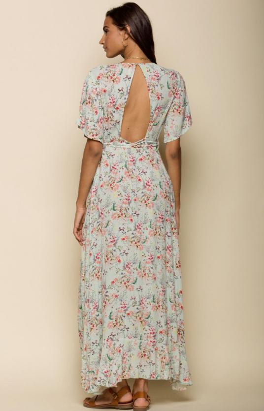 Secret Escape Maxi Wrap Dress