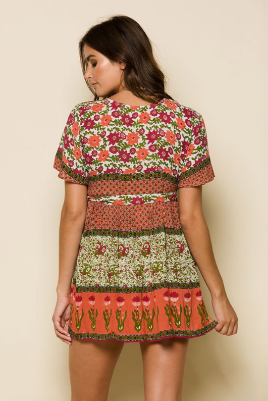 Enchanted Forest Wrap Dress