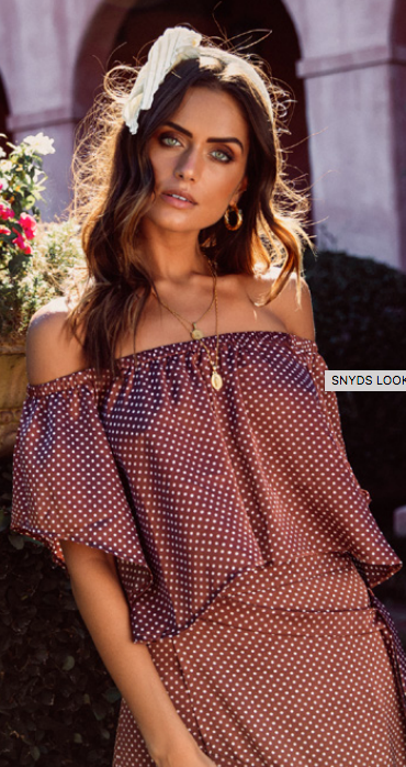 Roar Wine Polka Dot SNDYS skirt only.