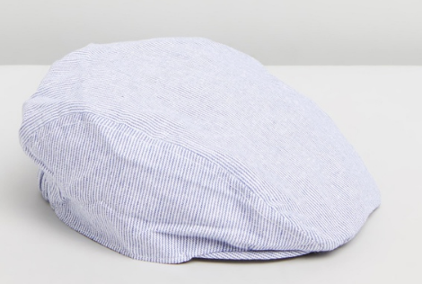 Bebe Louis Stripe Page Boy Hat
