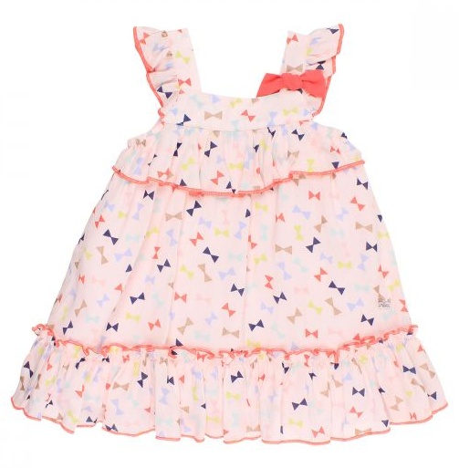 Fox & Finch Skipper Bow Print Dress