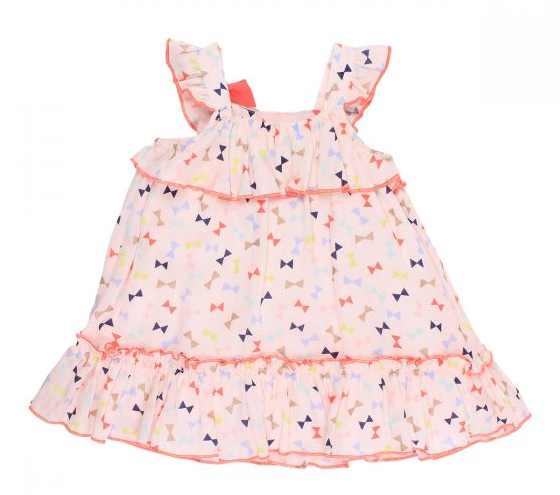 Fox & Finch Skipper Bow Print Dress