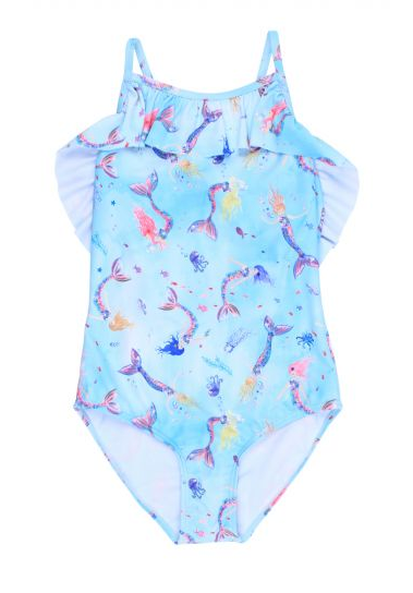 Bebe Mermaid Luna Frill One piece.