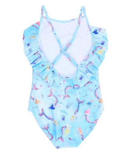Bebe Mermaid Luna Frill One piece.