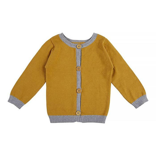 Mustard Knit Cardigan