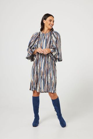 Brave and True Valerie Dress - Linear