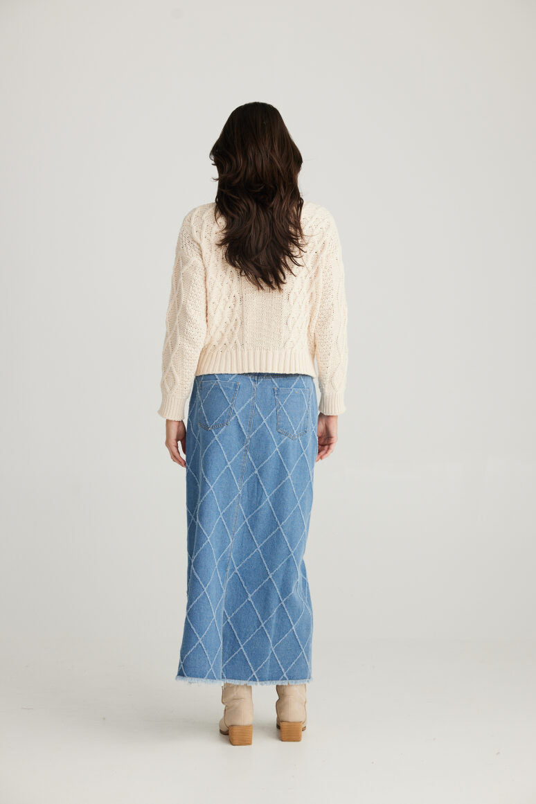 Talisman Macey Skirt - Denim