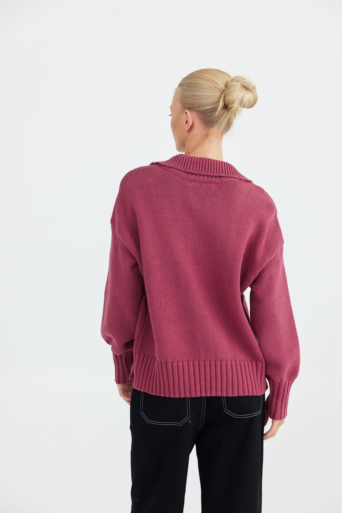 Daisy Says Goldie Sweater - Mulberry