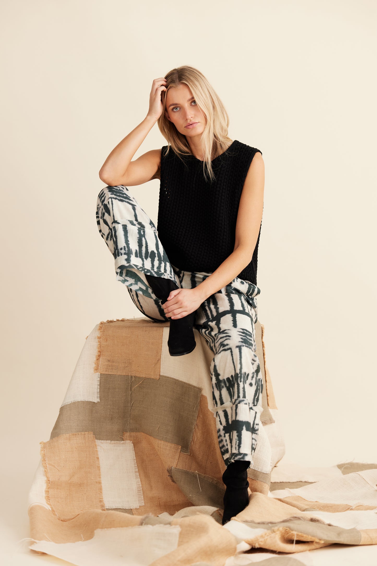 The Shanty Sienna Pant - Ebony