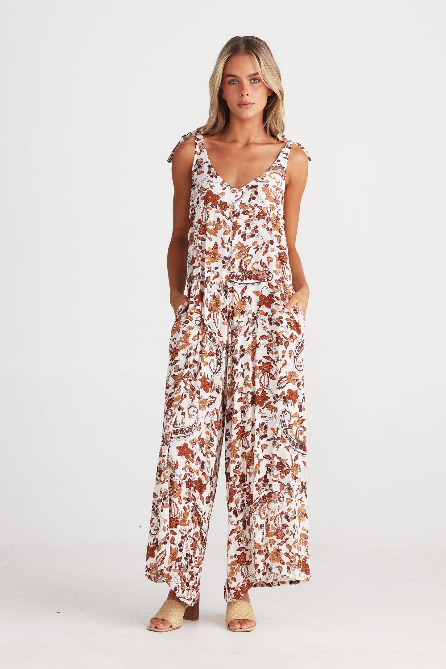 Talisman Temple Jumpsuit - Marbella