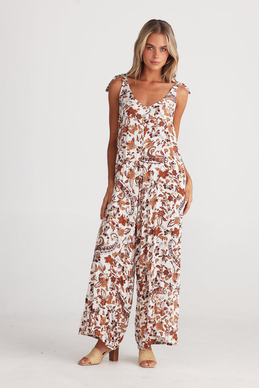 Talisman Temple Jumpsuit - Marbella