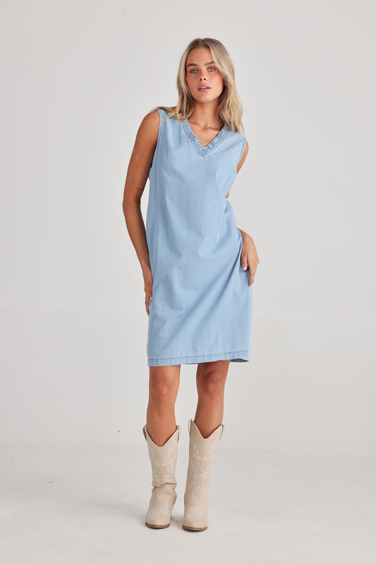 Talisman Vera Denim Dress - Light Denim