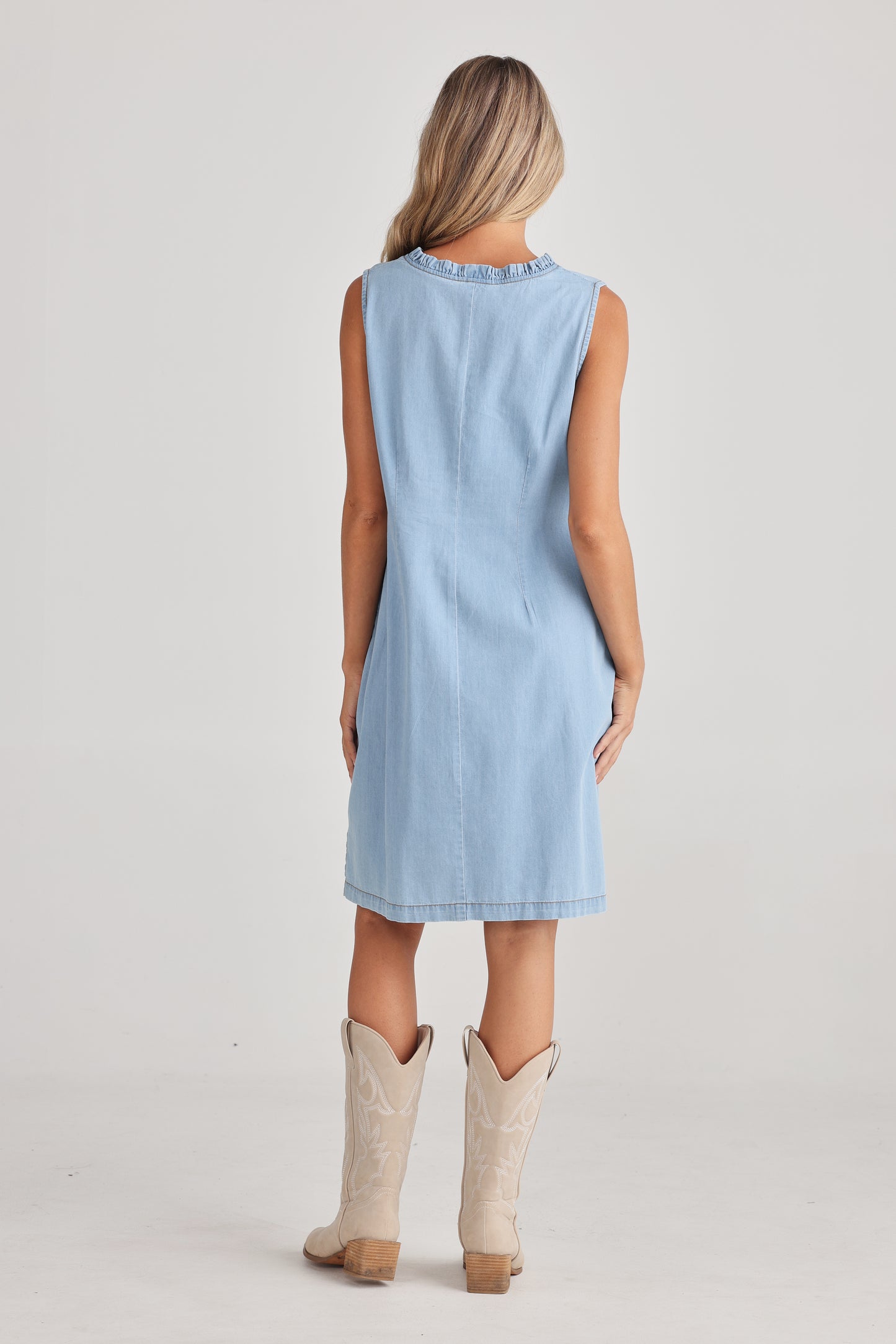 Talisman Vera Denim Dress - Light Denim