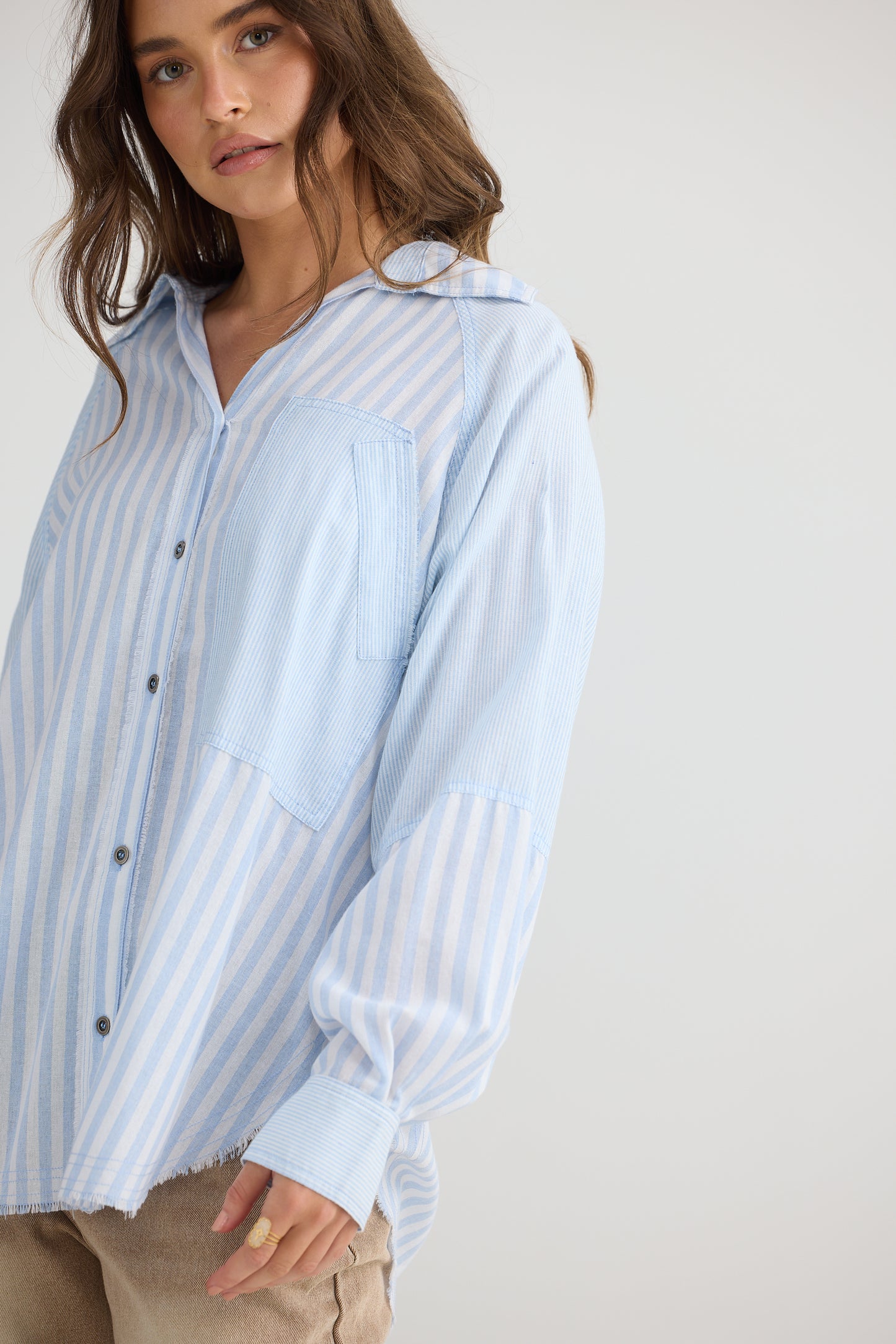 Talisman Yelostone Shirt - Blue stripe