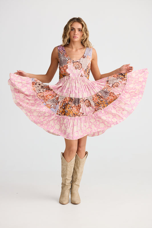 Talisman Lucky Charm Dress - Dream Weaver W Meadow Muse