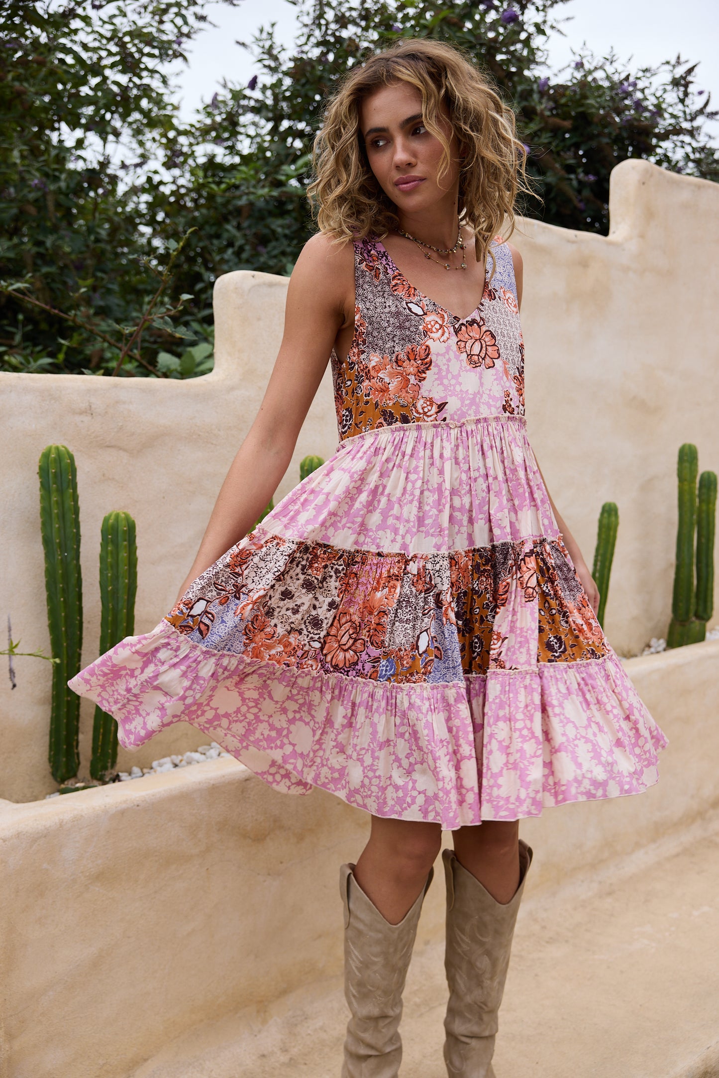 Talisman Lucky Charm Dress - Dream Weaver W Meadow Muse