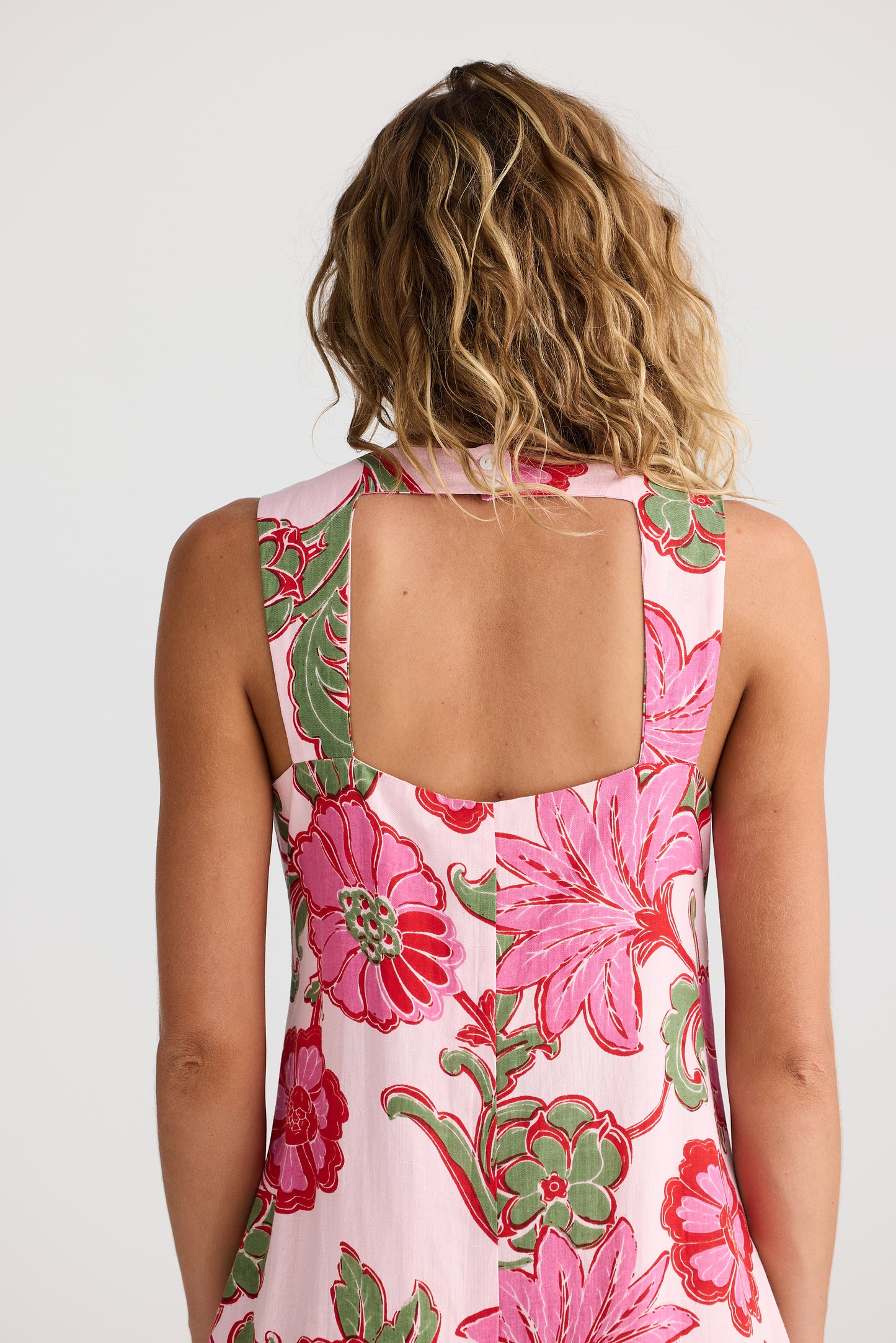 Talisman Zephyr Dress - Pink Ibiza