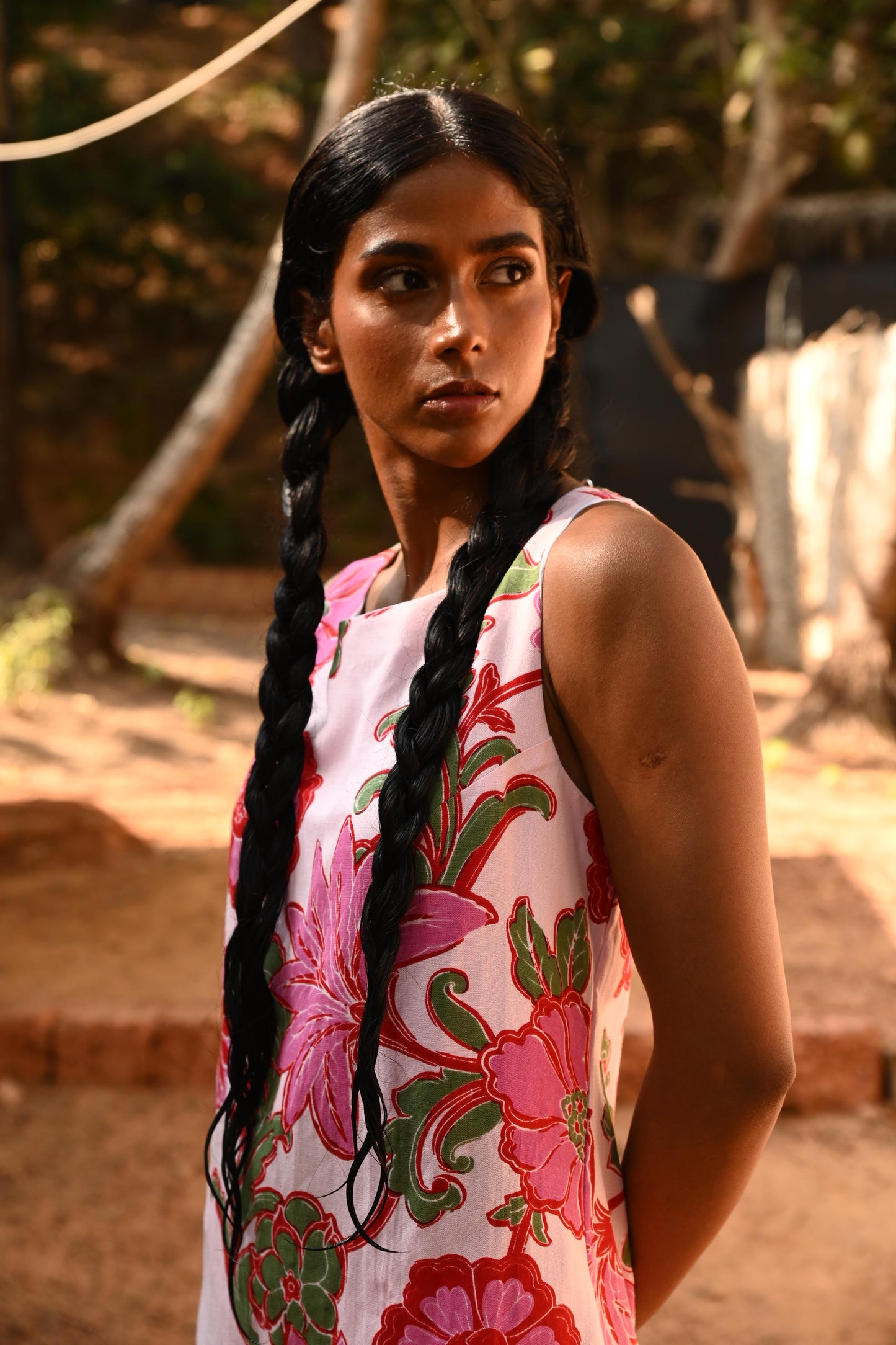 Talisman Zephyr Dress - Pink Ibiza