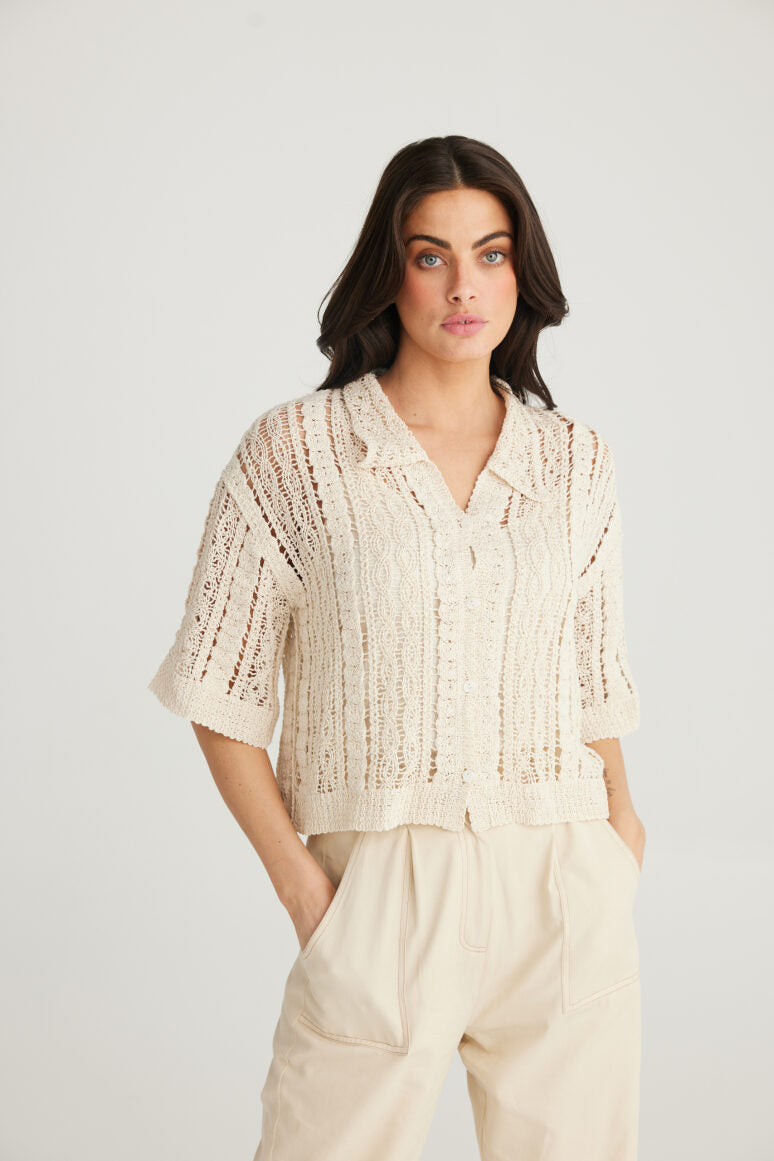 Talisman Seashell Shirt - Natural