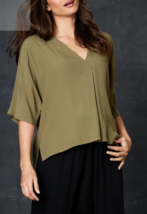 eb&ive Staycation Top- Moss